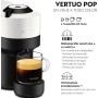 Krups Nespresso VERTUO Pop XN9204 - Cafetera de cápsulas, máquina de café expreso, 4 tamaños tazas, tecnología Centrifusion, 35%