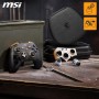 MSI FORCE GC20 V2 WHITE Controlador Gamepad con Cable para PC - Cubiertas D-Pad Intercambiables, 2 Motores de Vibración, USB 2.0
