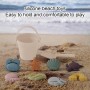 Melearch Juguetes de Playa para niños, Juego de 10 Piezas de Arena, Cubo y Pala, Herramientas de Arena Divertidas al Aire Libre