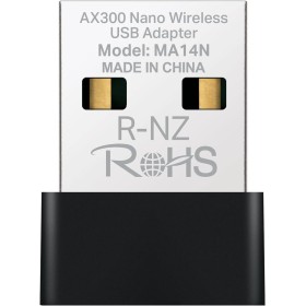 Mercusys MA14N AX300 WiFi 6 WiFi USB, Memoria WiFi para PC Fijo, 287 Mbps a 2,4 GHz, Adaptador WiFi USB para Windows 11/10/7,