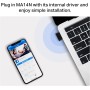 Mercusys MA14N AX300 WiFi 6 WiFi USB, Memoria WiFi para PC Fijo, 287 Mbps a 2,4 GHz, Adaptador WiFi USB para Windows 11/10/7,