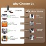 Nicoone Cafetera espresso portátil para camping, máquina de café expreso, inalámbrica, eléctrica, 3 en 1, cafetera en polvo para