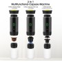 Nicoone Cafetera espresso portátil para camping, máquina de café expreso, inalámbrica, eléctrica, 3 en 1, cafetera en polvo para