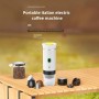 Nicoone Cafetera espresso portátil para camping, máquina de café expreso, inalámbrica, eléctrica, 3 en 1, cafetera en polvo para