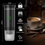 Aischens Cafetera Espresso Portátil Mini,Cafetera de Viaje Eléctrica con Calentamiento para Coche y USB-C,Compatible con