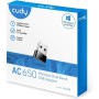 Cudy AC650 Adaptador de WiFi inalámbrico 650Mbps USB para PC con Modo SoftAP - Tamaño Nano | Compatible con Windows XP / 7/8 /