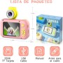 ARNSSIEN Camara Fotos Infantil,Camara de Fotos para Niños con Lente de 180°Flip y Pantalla IPS 2,4 Pulgadas,Juguete de