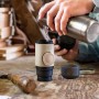 WACACO Minipresso NS2, Cafetera Espresso Portátil Compatible con Cápsulas Originales *Nespresso®* y Compatibles, Operación