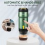 Kssiaz Cafetera Espresso Portátil, Máquina de Café Eléctrica con Autocalentamiento, USB y Cargador de Coche, Mini Cafetera con