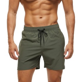 Bañador Hombre Corto Shorts de Secado Rápido con Malla Forro Verano Bañador Natacion Hombre Pantalones Cortos Hombres para Playa