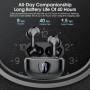 Auriculares inalámbricos BT5.3, auriculares estéreo HiFi con micrófono