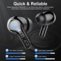 Auriculares inalámbricos BT5.3, auriculares estéreo HiFi con micrófono