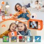 ARNSSIEN Camara Fotos Infantil,Camara de Fotos para Niños con Lente de 180°Flip y Pantalla IPS 2,4 Pulgadas,Juguete de