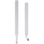 Antena 4G LTE SMA macho blanca 10dBi, 2 paquetes Cellular Trail Cameras Extender compatible con B593S-850 B880 B890 B310 B593 4G