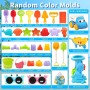 KIMIGO Juguetes Playa,Juguetes Arena,33pcs Juguetes de Playa para Niños con Cubo,Palas y Bolsa de Malla Reutilizable,Gafas de