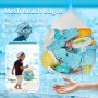 KIMIGO Juguetes Playa,Juguetes Arena,33pcs Juguetes de Playa para Niños con Cubo,Palas y Bolsa de Malla Reutilizable,Gafas de