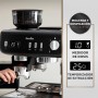 Breville Mini Barista máquina de café expreso, totalmente automática con espumador de leche al vapor y bomba italiana de 15