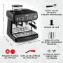 Breville Mini Barista máquina de café expreso, totalmente automática con espumador de leche al vapor y bomba italiana de 15