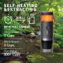 CERA+ Máquina de Espresso Eléctrica Portátil Auto-calentamiento en 3-4 Minutos, Cafetera Mini de 20 Bares con Batería