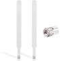 10dBi Antena 4G LTE Antena SMA Macho(2-Paquete), 19cm SMA Antenna Network Antena Compatible con Módem 4G LTE Router Cámara IP