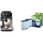 Cafetera totalmente automática Philips 5400 series EP5447/90, 12 especialidades de café, negro mate/cromo arena y filtro de agua