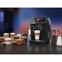 Cafetera totalmente automática Philips 5400 series EP5447/90, 12 especialidades de café, negro mate/cromo arena y filtro de agua