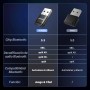 UGREEN Adaptador Bluetooth 5.3 aptX Audio USB Dongle para Switch 2 PS5/4 Pro PC Consola de Juegos Micrófono Independiente