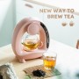 BENFUCHEN Cafetera de un solo uso con filtro de café molido, cafetera Americano Mini cafetera/tetera de una taza, control de un