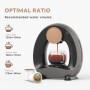 BENFUCHEN Cafetera de un solo uso con filtro de café molido, cafetera Americano Mini cafetera/tetera de una taza, control de un
