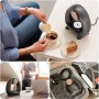 BENFUCHEN Cafetera de un solo uso con filtro de café molido, cafetera Americano Mini cafetera/tetera de una taza, control de un
