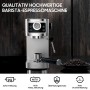 iceagle Cafetera Espresso 20 Bares Bomba Italiana - 1350W Máquina de Café Manual Acero Inoxidable, Varilla de Vapor 10MM,