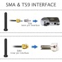 2 X 5G Antena 4G Exterior,Omnidireccional Amplificador Señal Interior/Exterior Ganancia hasta 15DBI Conector SMA con Adaptador
