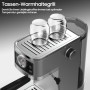 iceagle Cafetera Espresso 20 Bares Bomba Italiana - 1350W Máquina de Café Manual Acero Inoxidable, Varilla de Vapor 10MM,