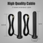 2 X 5G Antena 4G Exterior,Omnidireccional Amplificador Señal Interior/Exterior Ganancia hasta 15DBI Conector SMA con Adaptador