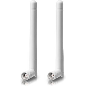 Bingfu Antena WiFi RP-SMA Doble Banda 2.4GHz 5GHz 5.8GHz 3dBi Antena MIMO (Paquete de 2)para Enrutador WiFi Tarjeta de Red