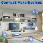 Bingfu Antena WiFi RP-SMA Doble Banda 2.4GHz 5GHz 5.8GHz 3dBi Antena MIMO (Paquete de 2)para Enrutador WiFi Tarjeta de Red