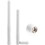 Bingfu Antena WiFi RP-SMA Doble Banda 2.4GHz 5GHz 5.8GHz 3dBi Antena MIMO (Paquete de 2)para Enrutador WiFi Tarjeta de Red