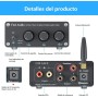 Bluetooth Amplificador, Fosi Audio BT20A - Receptor de Audio Estéreo de 2 Canales Hi-Res TPA3116 Class D Integrated Mini Amp