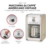 Ariete Vintage Cafetera de Goteo 4-12 Tazas Beige