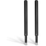 Bingfu Antena 4G LTE Banda Ancha 6dbi 698-2700Mhz Antena Omnidireccional con Conector SMA Macho (2 Pack) para Enrutador CPE,
