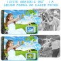 ARNSSIEN Camara Fotos Infantil,Camara de Fotos para Niños con Lente de 180°Flip y Pantalla IPS 2,4 Pulgadas,Juguete de