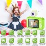 ARNSSIEN Camara Fotos Infantil,Camara de Fotos para Niños con Lente de 180°Flip y Pantalla IPS 2,4 Pulgadas,Juguete de
