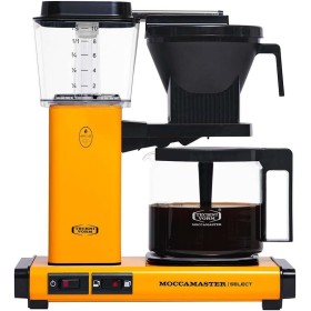 Moccamaster KBG Select, Cafetera de Filtro, Pimiento Amerillo, Maquina Cafe Automatica, 1.25 Litros