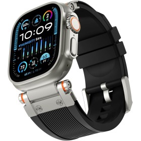Correa para Apple Watch Ultra 2 49mm Silicona, Correa de Silicona de Repuesto Correa Deportiva para Apple Watch Ultra 2 iWatch