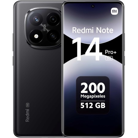 Xiaomi Redmi Note 14 Pro+ 5G - Smartphone de 12+512GB, Pantalla de 6.67" AMOLED FHD+ 120Hz, Snapdragon 7s Gen 3, cámara de