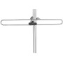 NEDIS - Antena Dab - Ganancia máxima de 4dB - Dab: 170-250 MHz - Alcance de 50 km - para Exteriores ANORDAB10ME