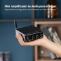 Bluetooth Amplificador, Fosi Audio BT20A - Receptor de Audio Estéreo de 2 Canales Hi-Res TPA3116 Class D Integrated Mini Amp