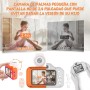 ARNSSIEN Camara Fotos Infantil,Camara de Fotos para Niños con Lente de 180°Flip y Pantalla IPS 2,4 Pulgadas,Juguete de