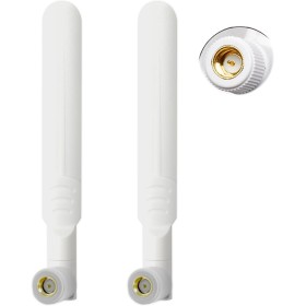 2 Paquete Antena 4G LTE Antena SMA Macho, Antena WiFi SMA Doble Banda 2.4GHz 5.8GHz para Grabador de Cámara IP de Seguridad de