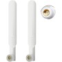2 Paquete Antena 4G LTE Antena SMA Macho, Antena WiFi SMA Doble Banda 2.4GHz 5.8GHz para Grabador de Cámara IP de Seguridad de